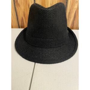 Pamoa fedora premium headwear 100% Linen s/m black new with tags‎ unisex